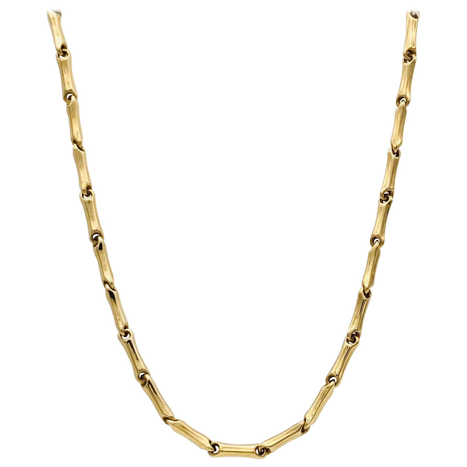 Yellow Gold 18 Karat Link Necklace