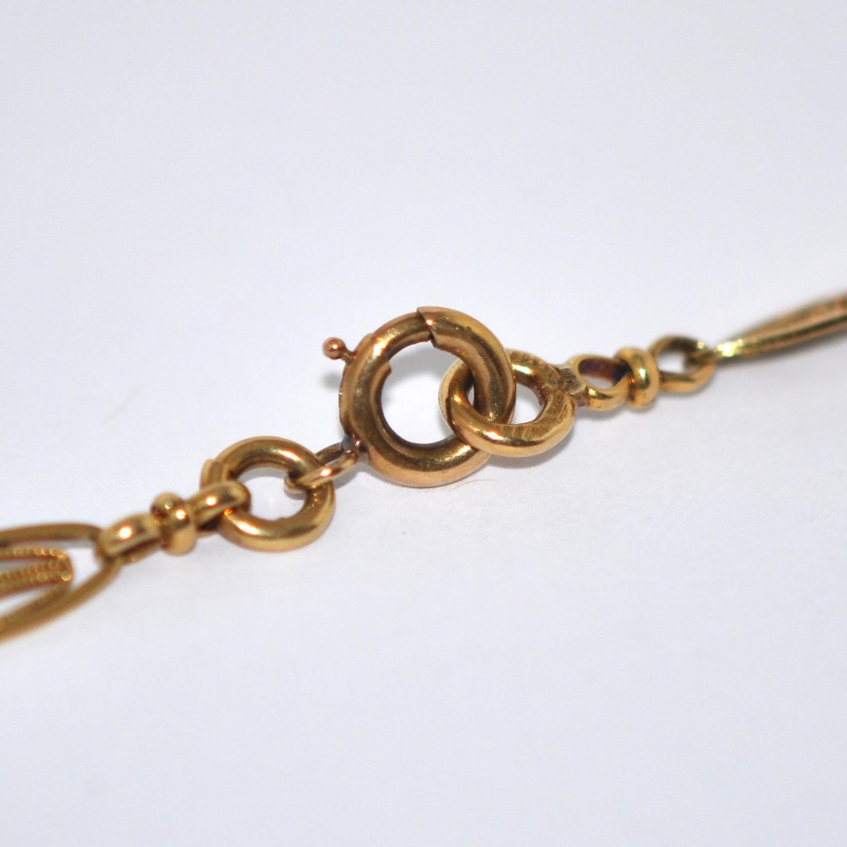 Women's or Men's Yellow Gold 18 Karat Necklace