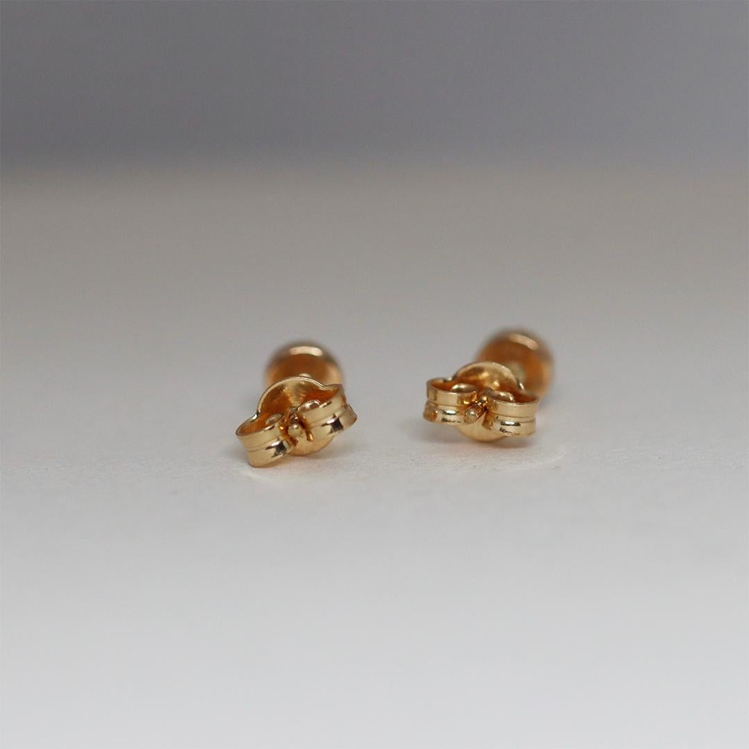 Or jaune Opale australienne 5 mm  Boucles d'oreilles Paraiba Tourmaline Diamant Neuf - En vente à Antwerp, BE