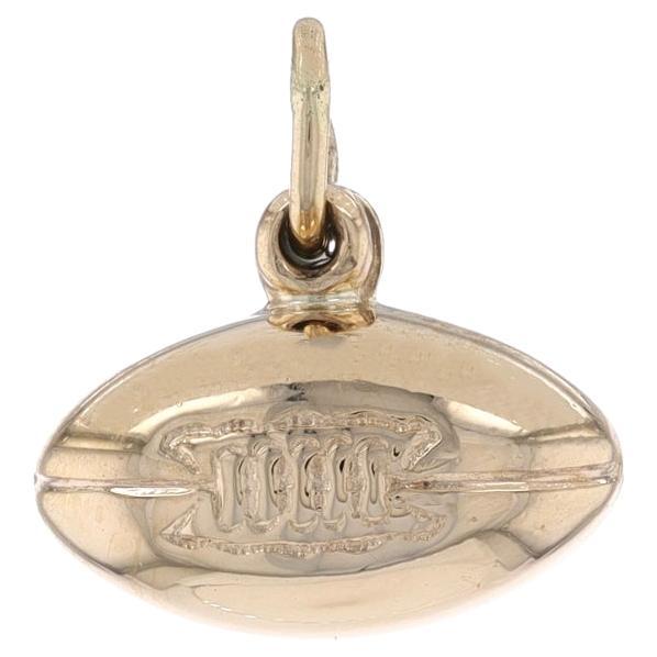 Yellow Gold American Football Charm - 14k Sports For Sale