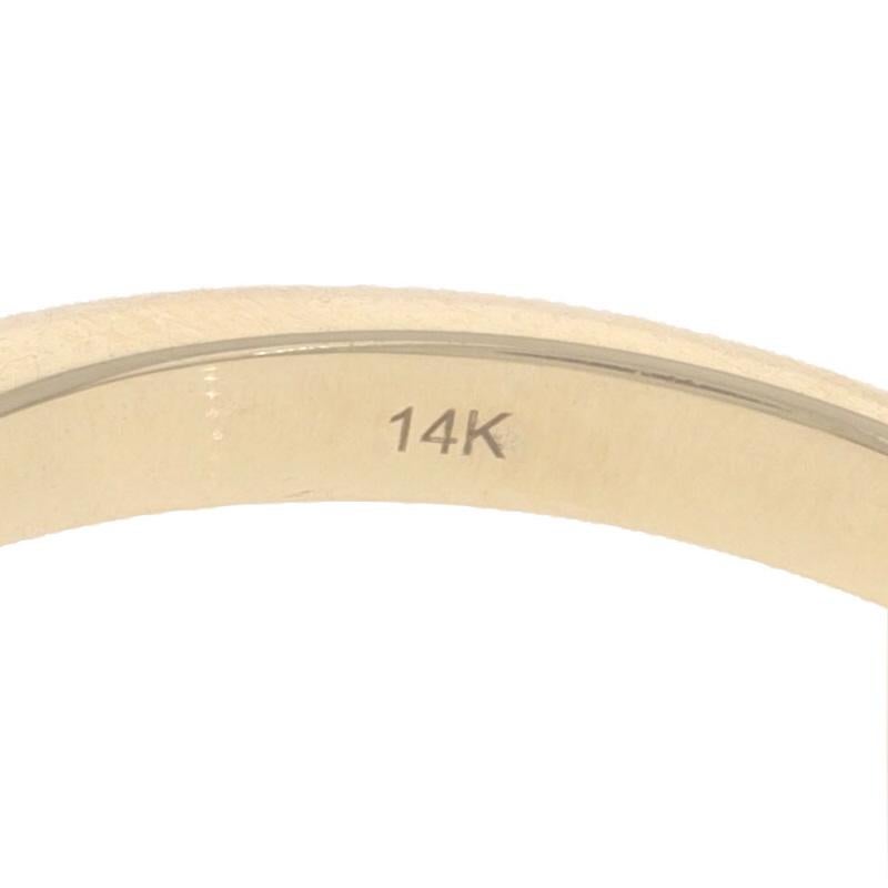 Bague en or jaune avec améthyste et diamant - 14k Square 3.30ctw en vente 2