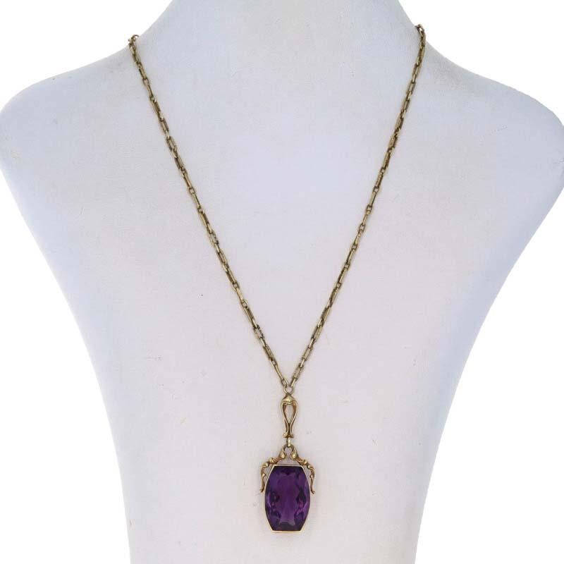Édouardien Collier édouardien ancien en or jaune 16 3/4