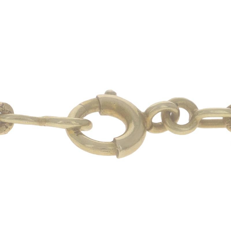 Collier édouardien ancien en or jaune 16 3/4