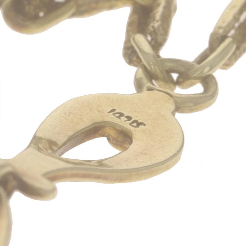 Collier édouardien ancien en or jaune 16 3/4