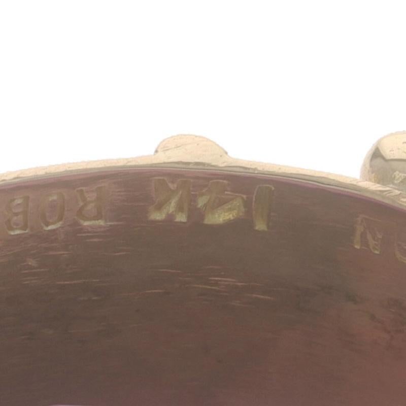 Pendentif solitaire vintage en or jaune avec améthyste - 14k ovale 22.60ct Pour femmes en vente