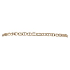 Bracelet de chaîne d'ancre en or jaune - 14k Marin