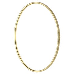 Armreif aus Gelbgold mit Diamanten