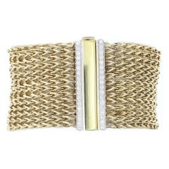 Yellow Gold and Diamond Bracelet