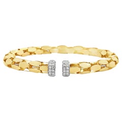 Maurice Fine Jewelry - Gliederarmband aus Gelbgold und Diamanten
