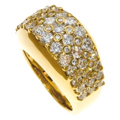 Chatila Diamond and Yellow Gold Ring