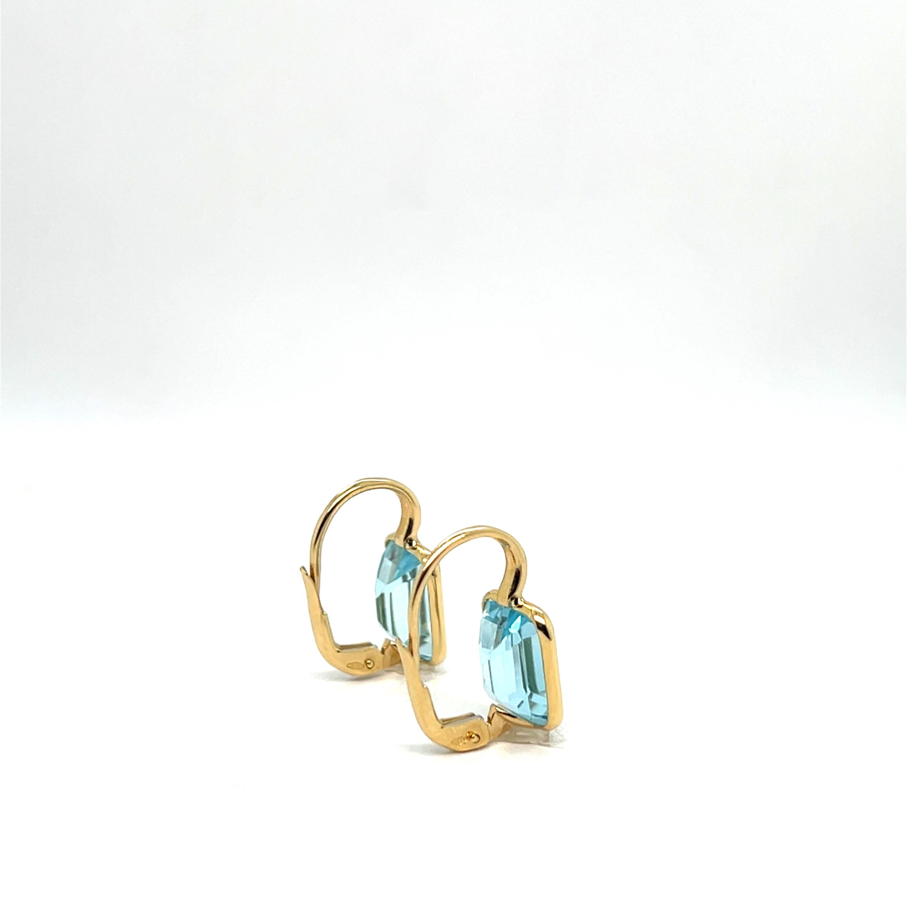 Gelbgold und Naturquarz-Ohrringe im Angebot 2