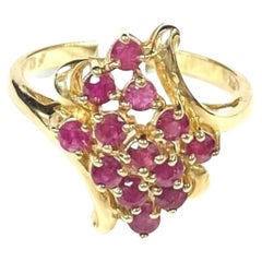 Vintage Yellow Gold and Ruby Ring