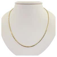 Two Tone Polished Gold Chain For Sale at 1stDibs