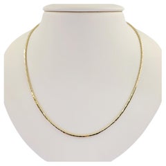 Vintage Yellow Gold Articulated Chain