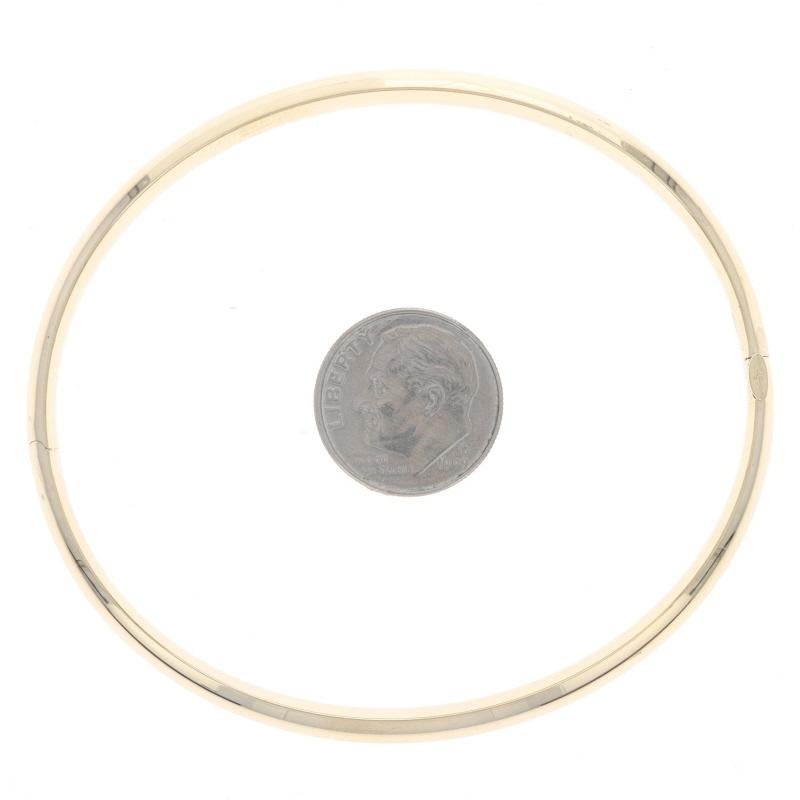 Bracelet en or jaune - 14k Oval en vente 1