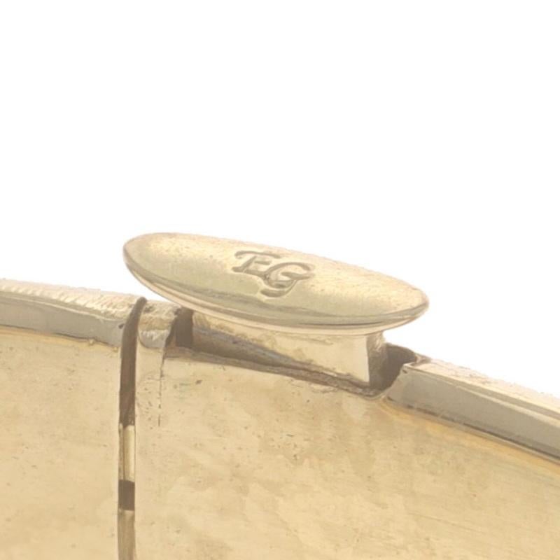 Bracelet en or jaune - 14k Oval en vente 2