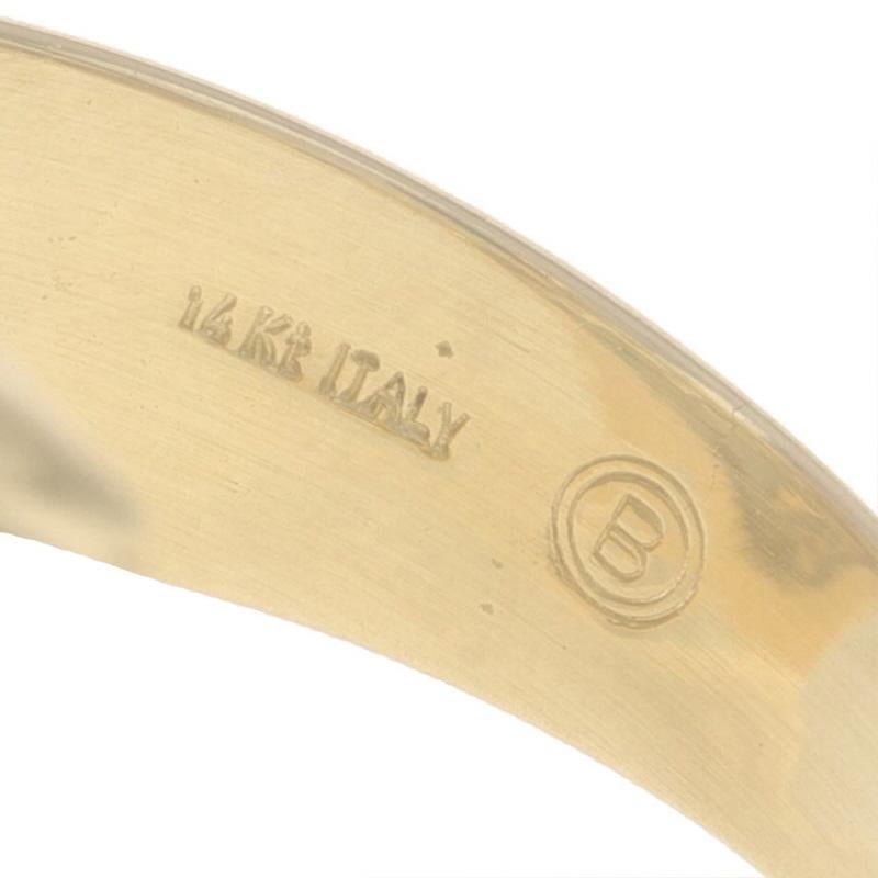 Anneau en or jaune avec nœud en tresse 14k en vente 3