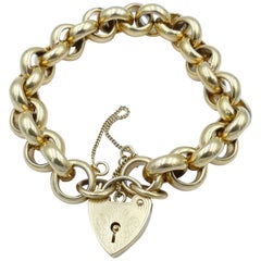 Used Yellow Gold Belcher Link Bracelet