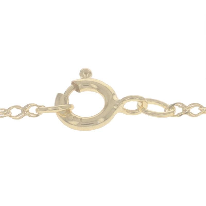 Halskette aus Gelbgold mit blauem Topas und Diamant-Halo-Anhänger 18