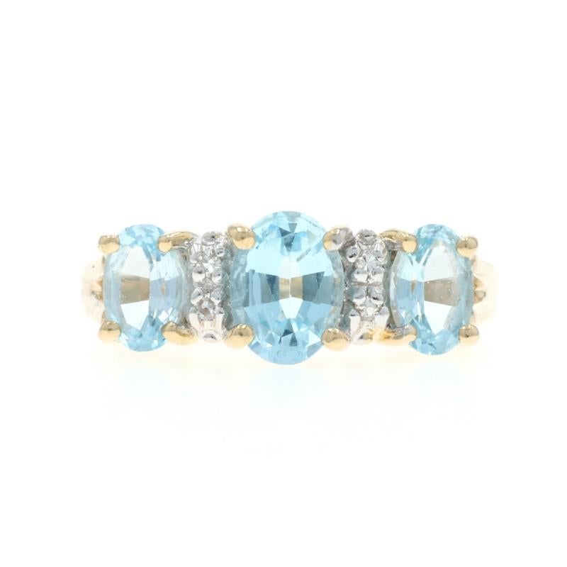 Dimensione: 6 1/2
Costo della taglia: Up 2 taglie per $40 o Down 1 taglia per $40

Contenuto metallico: Oro giallo 14k e oro bianco 14k

Informazioni su A. Stone

Topazio blu naturale
Trattamento: Miglioramenti di routine
Carati: 2.24ctw
Taglio: