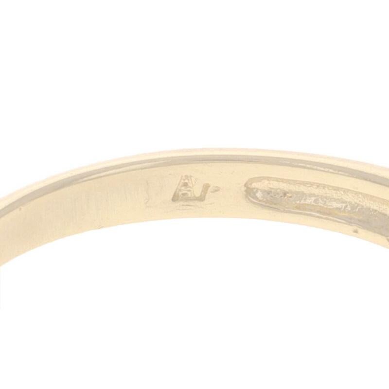 Anello in oro giallo con diamante Topazio Blu 14k Ovale 2,26ctw Tre pietre in vendita 2