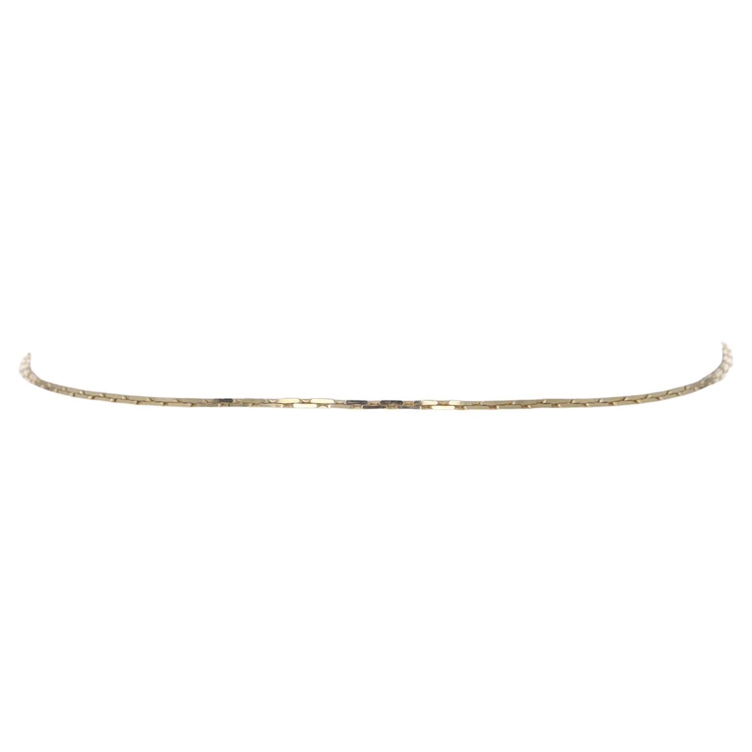 Yellow Gold Boston Link Chain Bracelet 7" - 14k