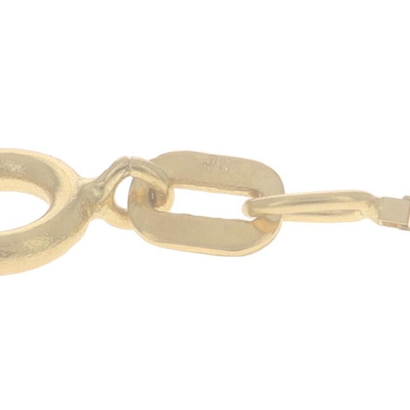 Collier en or jaune avec chaîne en forme de boîte 16