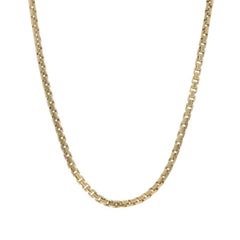Collier de chaîne en or jaune 17 1/2" - 14k