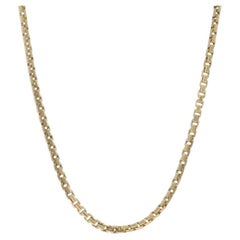 Collier de chaîne en or jaune 17 1/2" - 14k