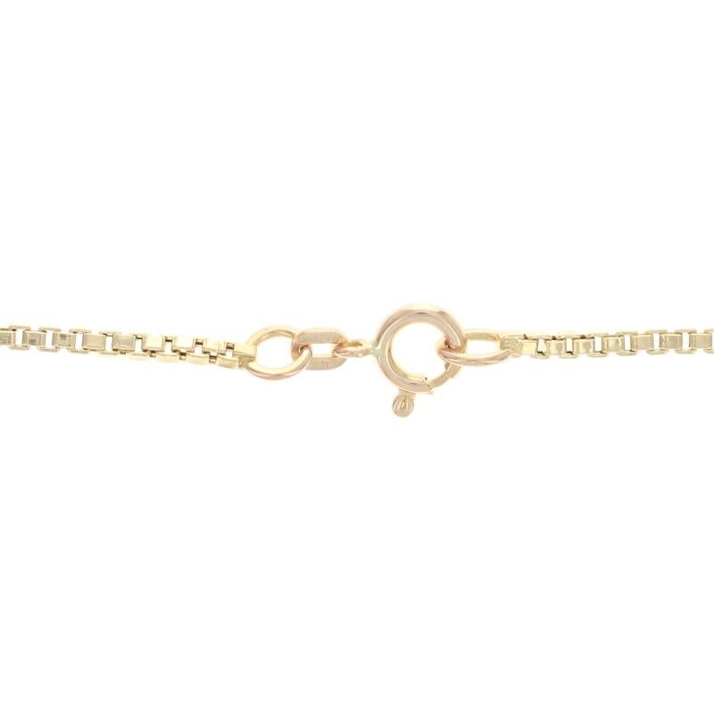 Women's Yellow Gold Box Chain Necklace, 14k