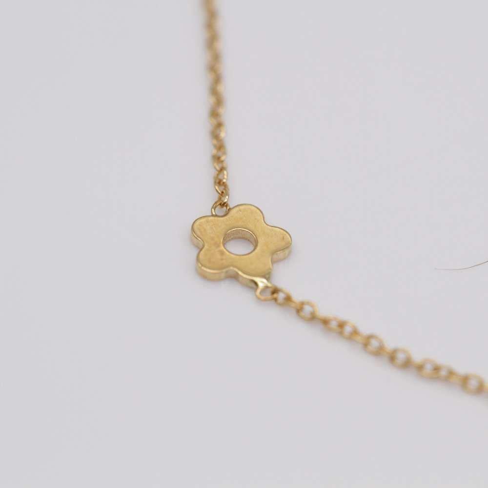 Bracelet en or jaune pour femme : Or jaune 18K : 2,20 grammes : 18 cm de long : 18 cm de long : Fermoir mousqueton : Produit neuf : Ref.:D364293CH