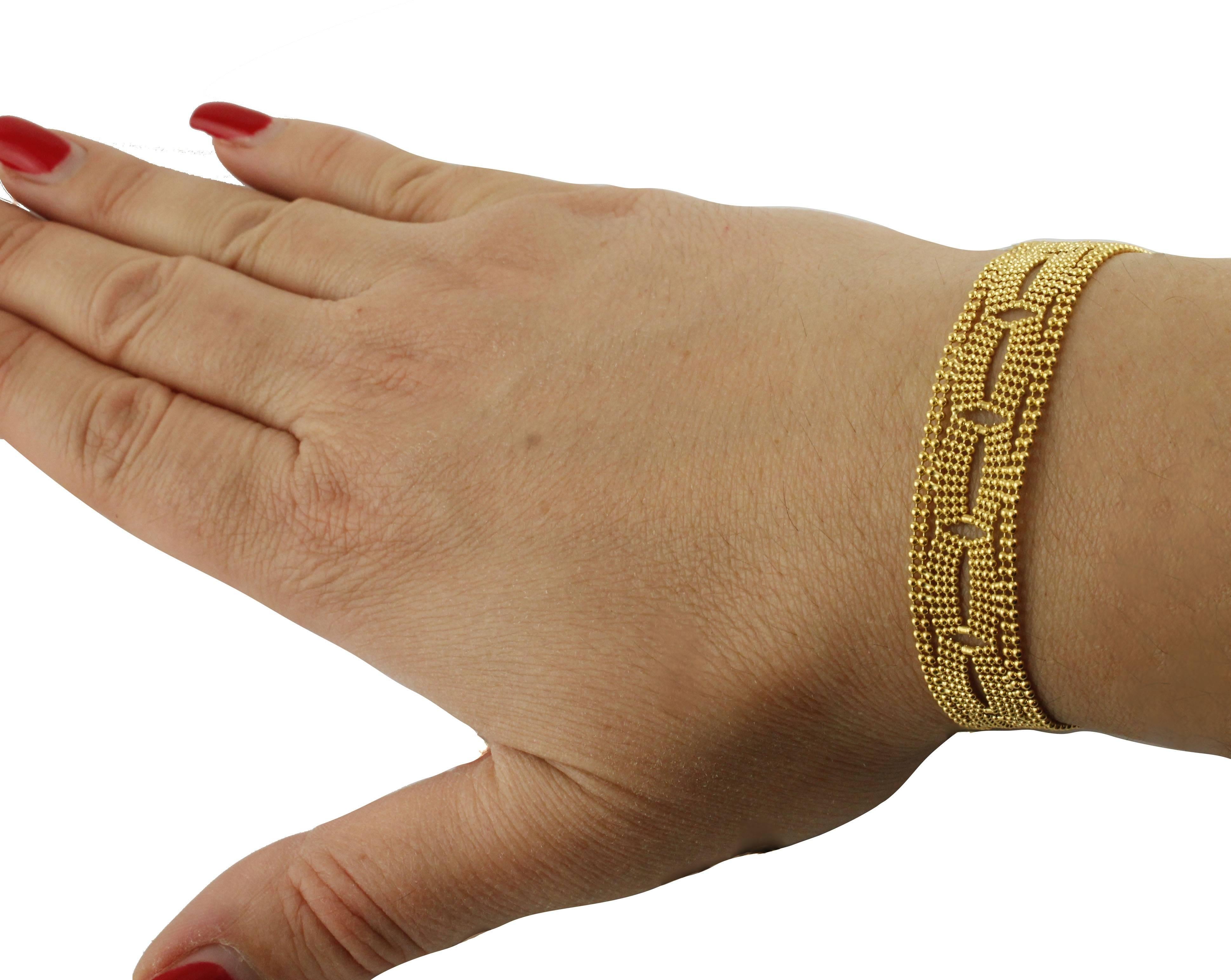 Yellow Gold, Bracelet In Good Condition In Marcianise, Marcianise (CE)