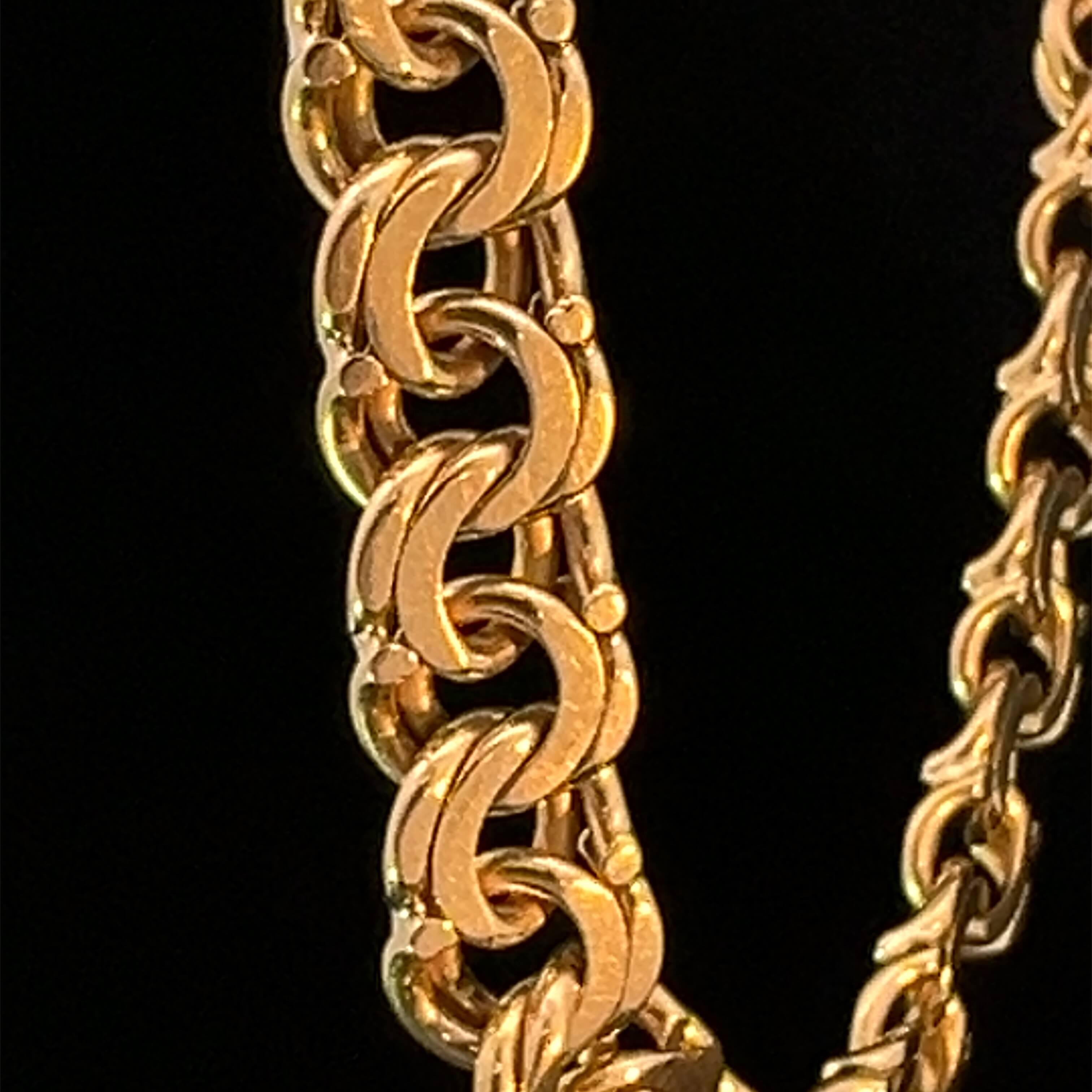 Pulsera de Oro Amarillo con Moneda de Filipinas Circa 1980s 3