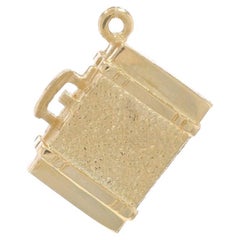 Charm per valigetta in oro giallo - 14k Business Professional Textured
