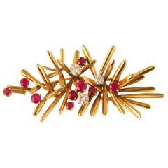 Yellow Gold Brooche Yellow Gold Brooche