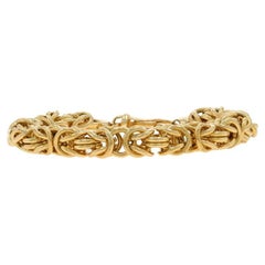 Byzantinisches Gelbgold-Kettenarmband 7 1/2" - 14k
