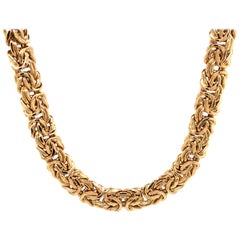 Yellow Gold Byzantine Necklace