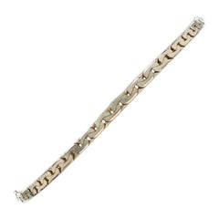 Yellow Gold C Link Chain Bracelet 7 1/2" - 14k