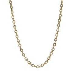 Collier à chaîne en or jaune 16 1/2" - 14k