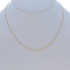 Collana a catena in oro giallo 16" 14k Italia