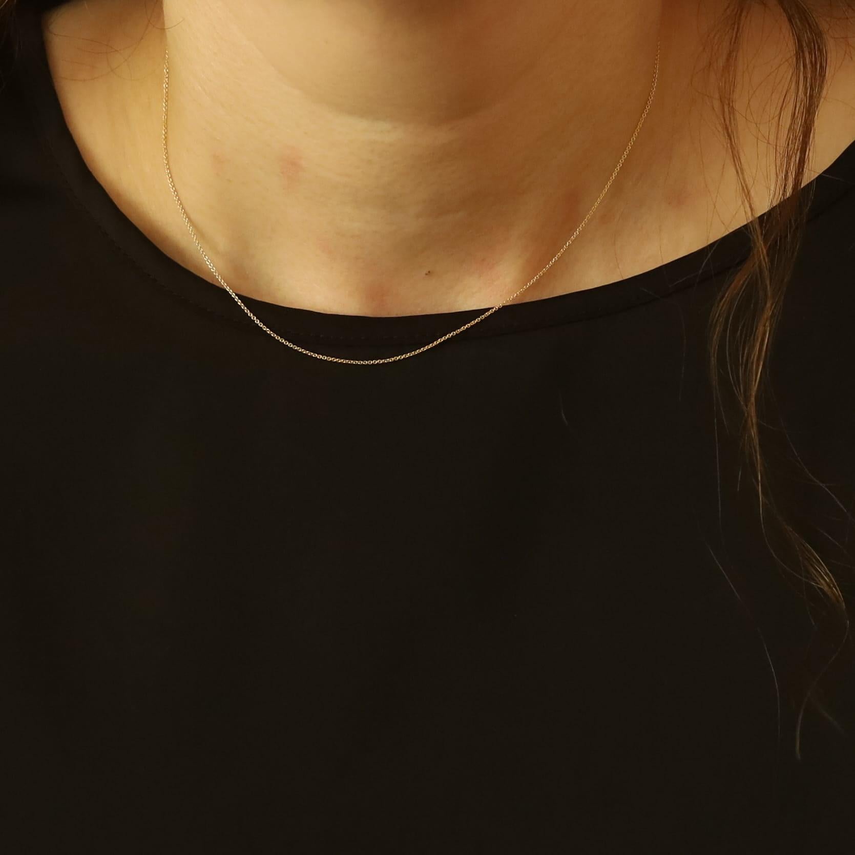 Collana a catena in oro giallo 16