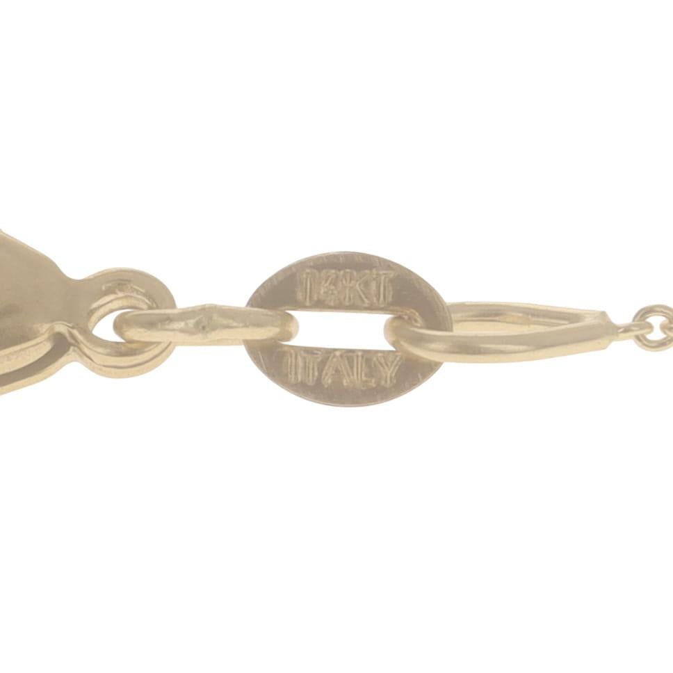 Collana a catena in oro giallo 16
