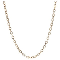 Yellow Gold Cable Chain Necklace 18 1/4" - 14k