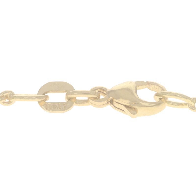Collar Cadena Portacable Oro Amarillo 20