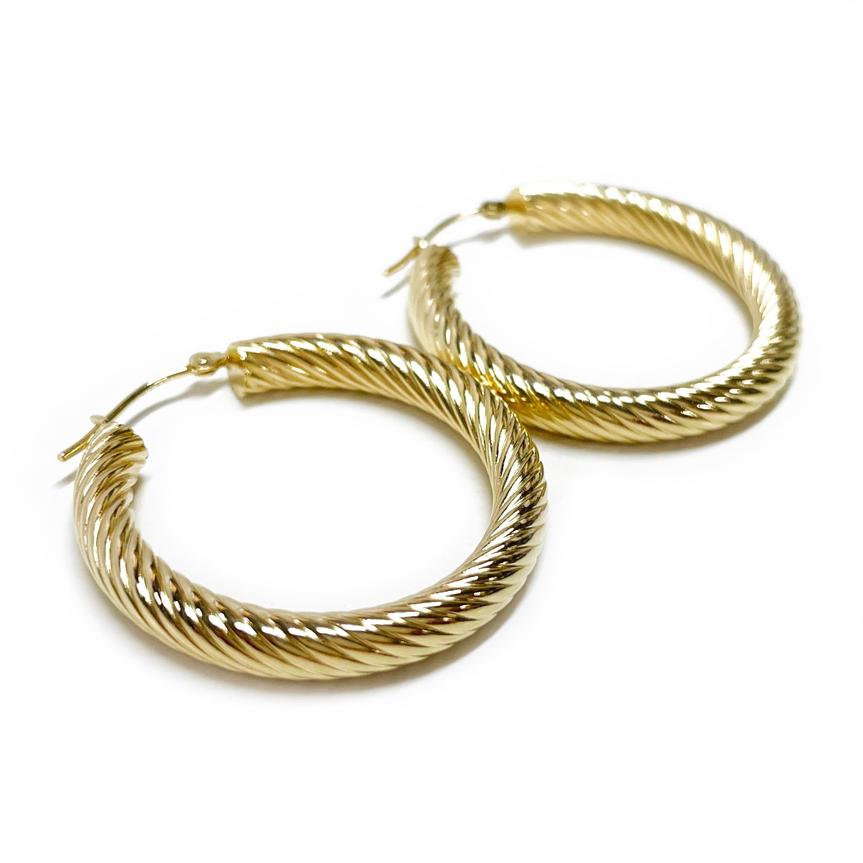 h samuel earrings gold hoops
