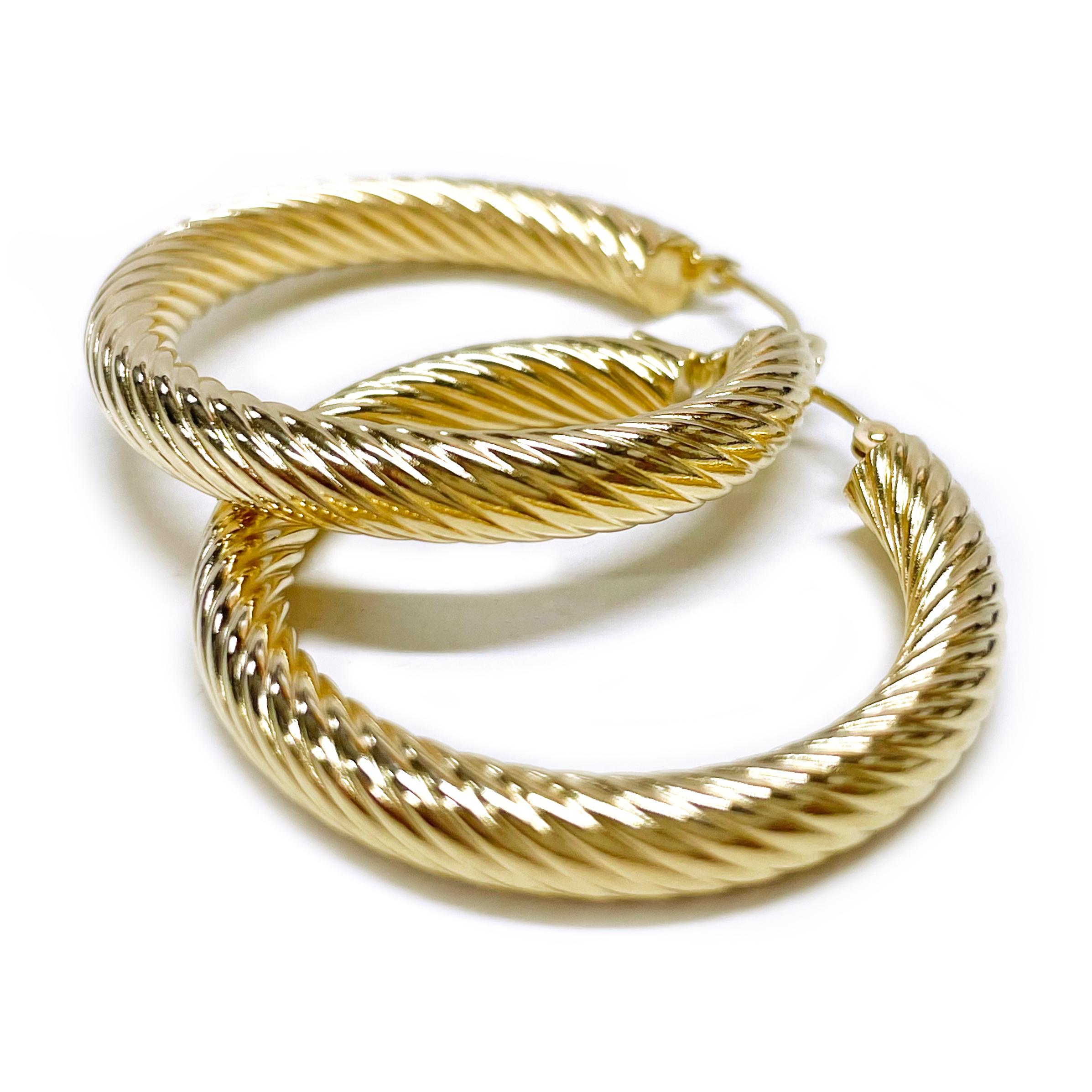 h samuel earrings gold hoops