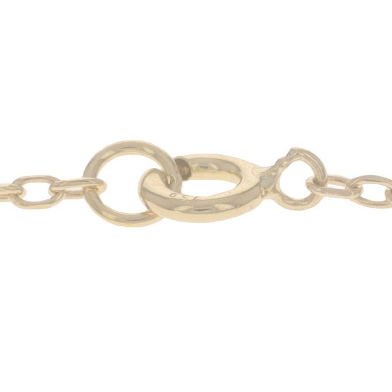 Collier à grappes de fleurs quadrilobées en or jaune 16
