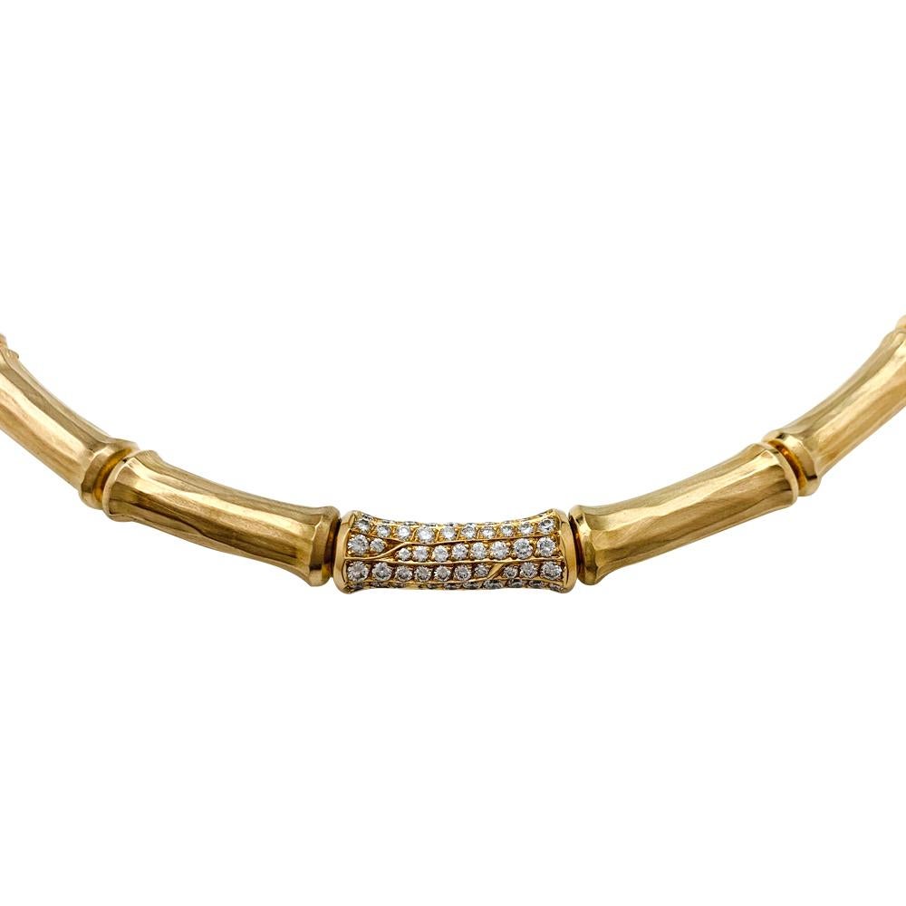 A 750/000 yellow gold articulated Cartier necklace, 