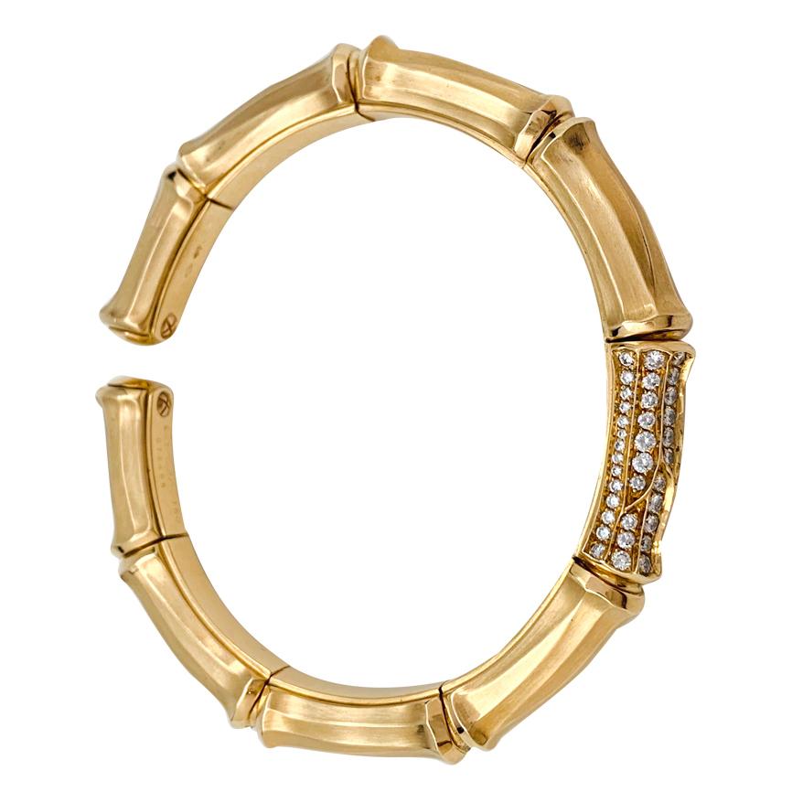 Cartier Bamboo Bracelet - 2 For Sale on 1stDibs | bamboo bracelets, gold bamboo  bracelet, bamboo bangles