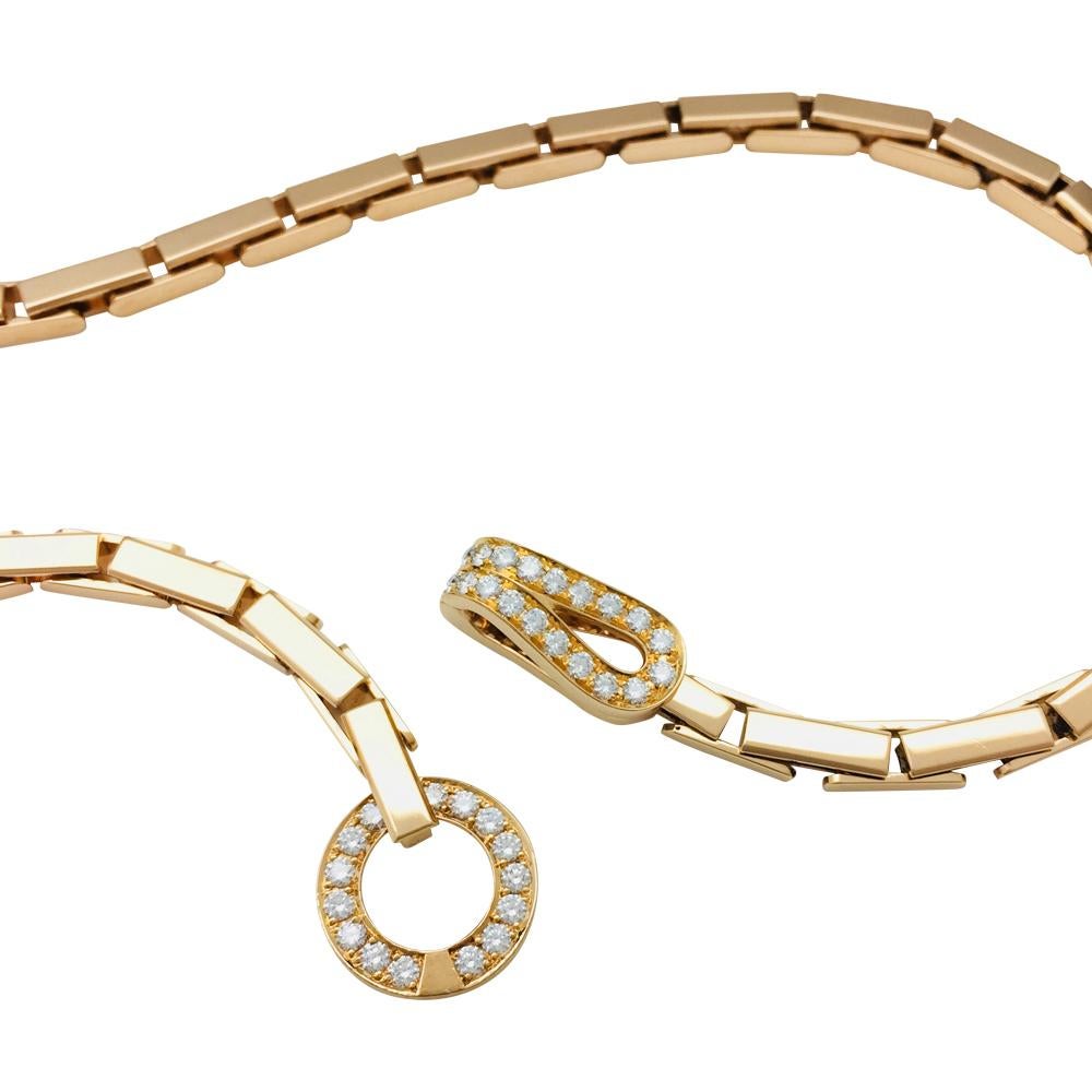 A 750/000 yellow gold Cartier necklace, 